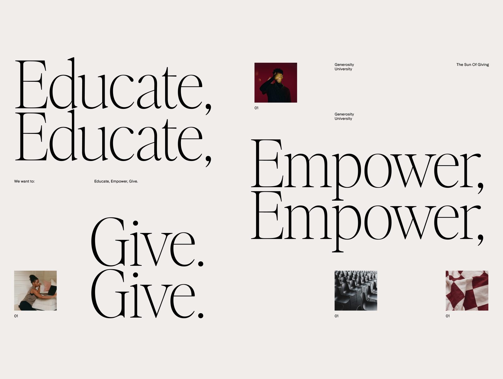 Educate, Empower, Give