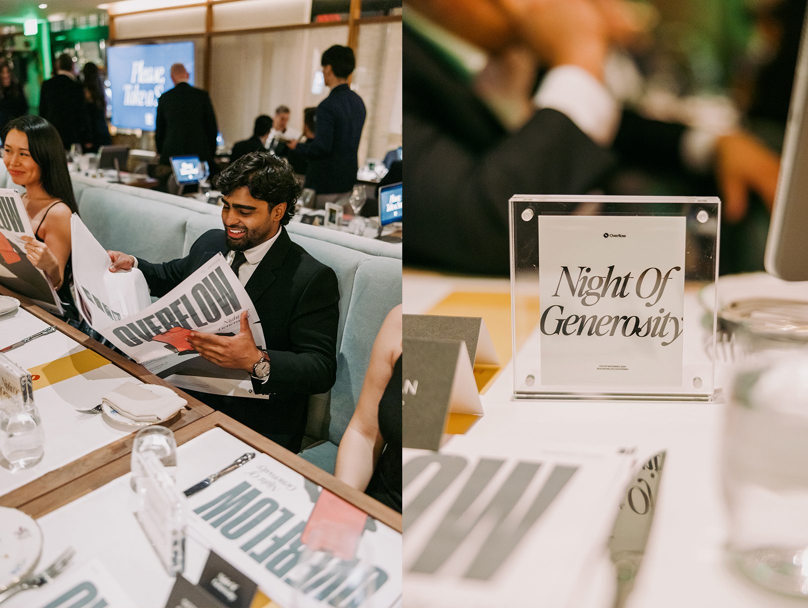 Night Of Generosity tables