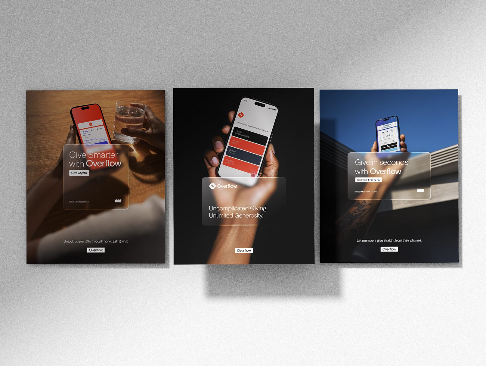 Overflow app screens